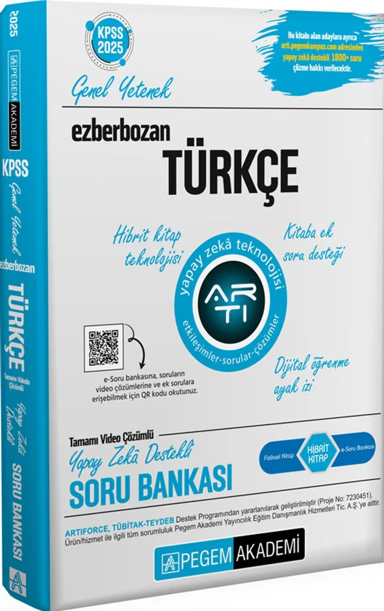 2025 Ezberbozan KPSS Genel Yetenek Genel Kültür Türkçe Soru Bankası