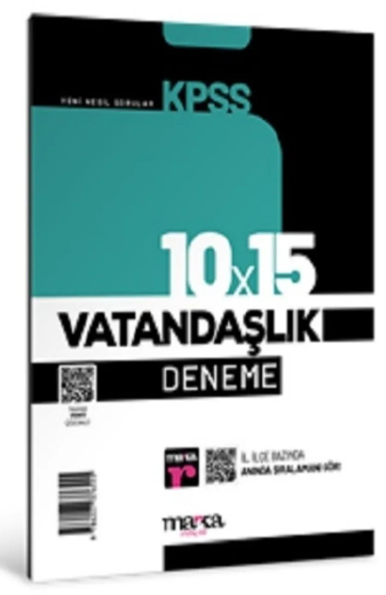 2025 KPSS Vatandaşlık 10x15 Deneme Tamamı Video Çözümlü