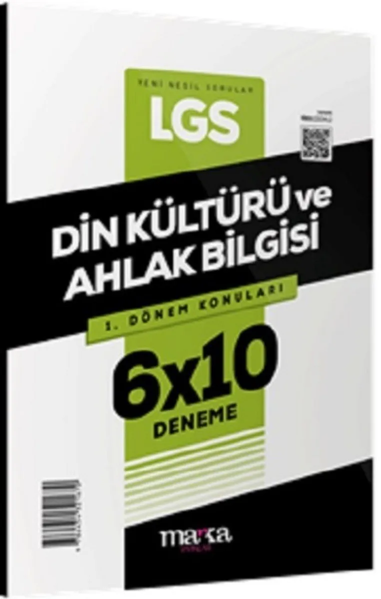 2025 LGS 1.Dönem Konuları Din Kültürü ve Ahlak Bilgisi 6 Deneme