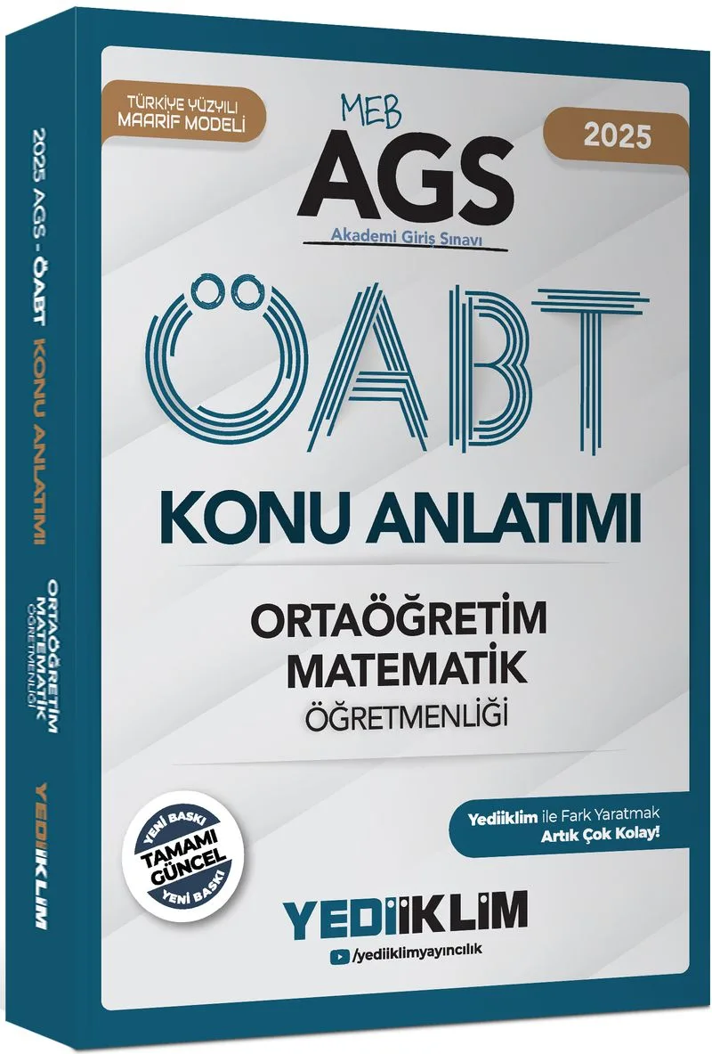 2025 MEB AGS ÖABT Ortaöğretim Matematik Öğretmenliği Konu Anlatımı