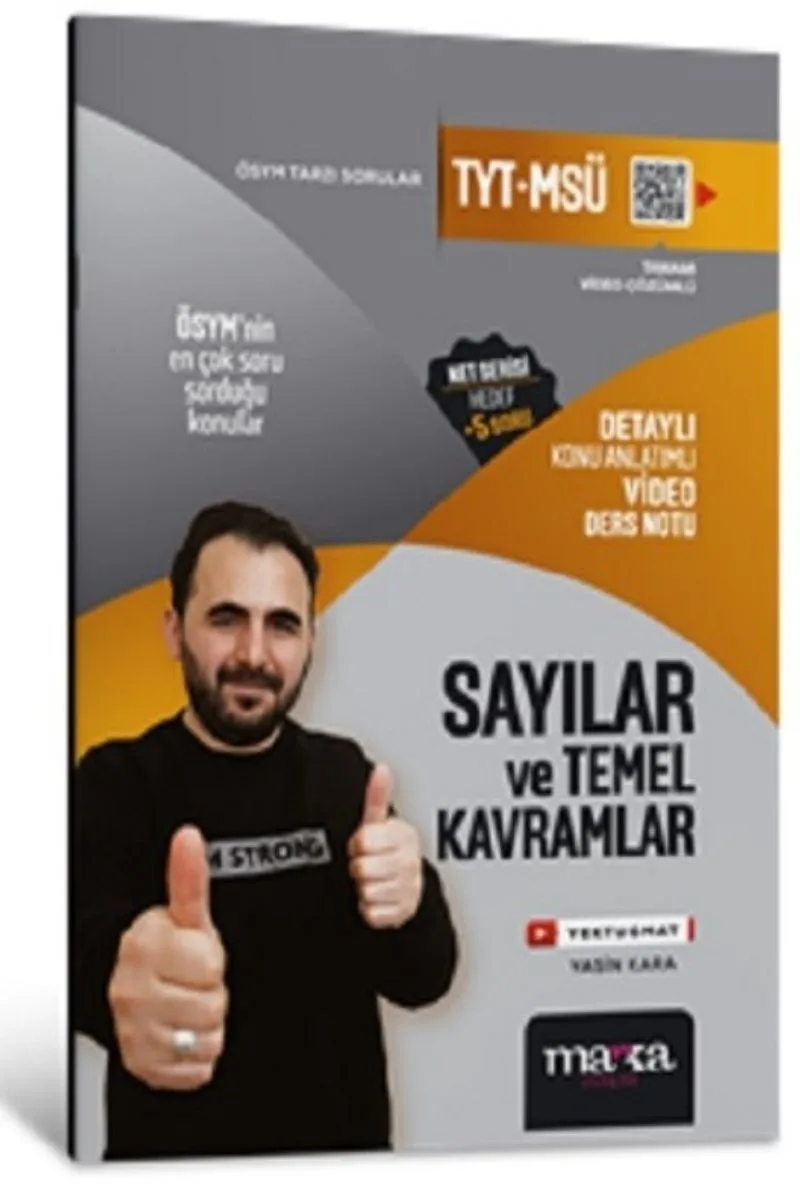 2025 TYT - MSÜ Sayılar ve Temel Kavramlar Detaylı Konu Anlatımlı Ders Notu