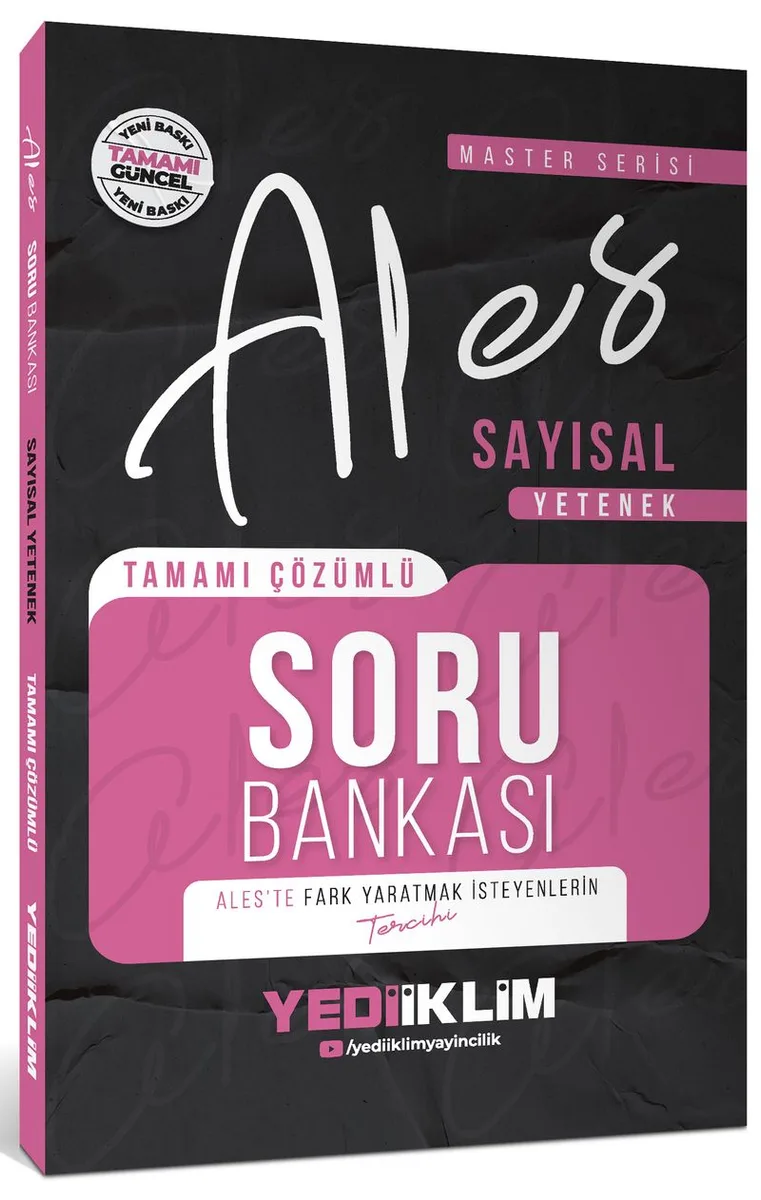 2026 ALES Sayısal Yetenek Tamamı Çözümlü Soru Bankası
