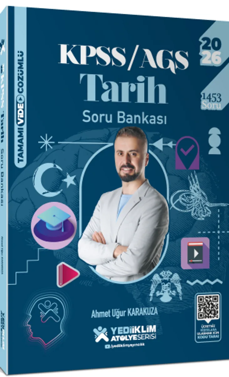 2026 KPSS AGS Atölye Serisi Genel Kültür Tarih Tamamı Video Çözümlü Soru Bankası