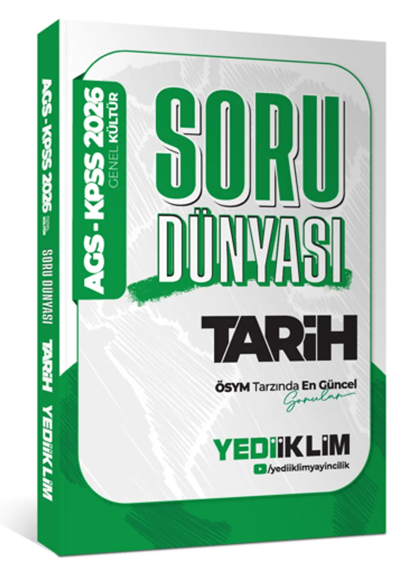2026 KPSS-AGS Genel Kültür Tarih Soru Dünyası
