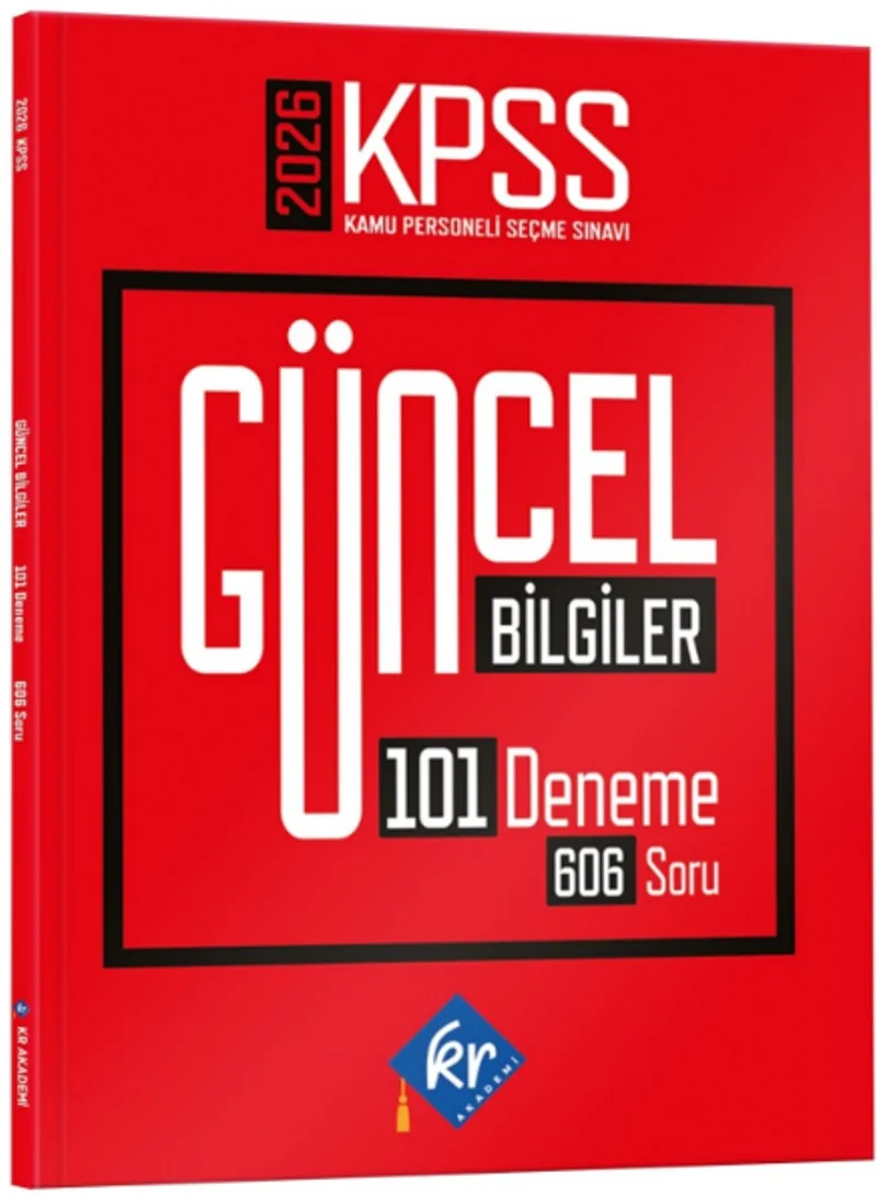 2026 KPSS Güncel Bilgiler 101 Deneme 606 Soru
