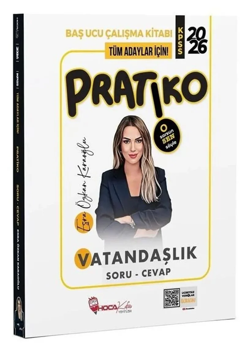 2026 KPSS Vatandaşlık Pratiko Soru Cevap Çalışma Kitabı