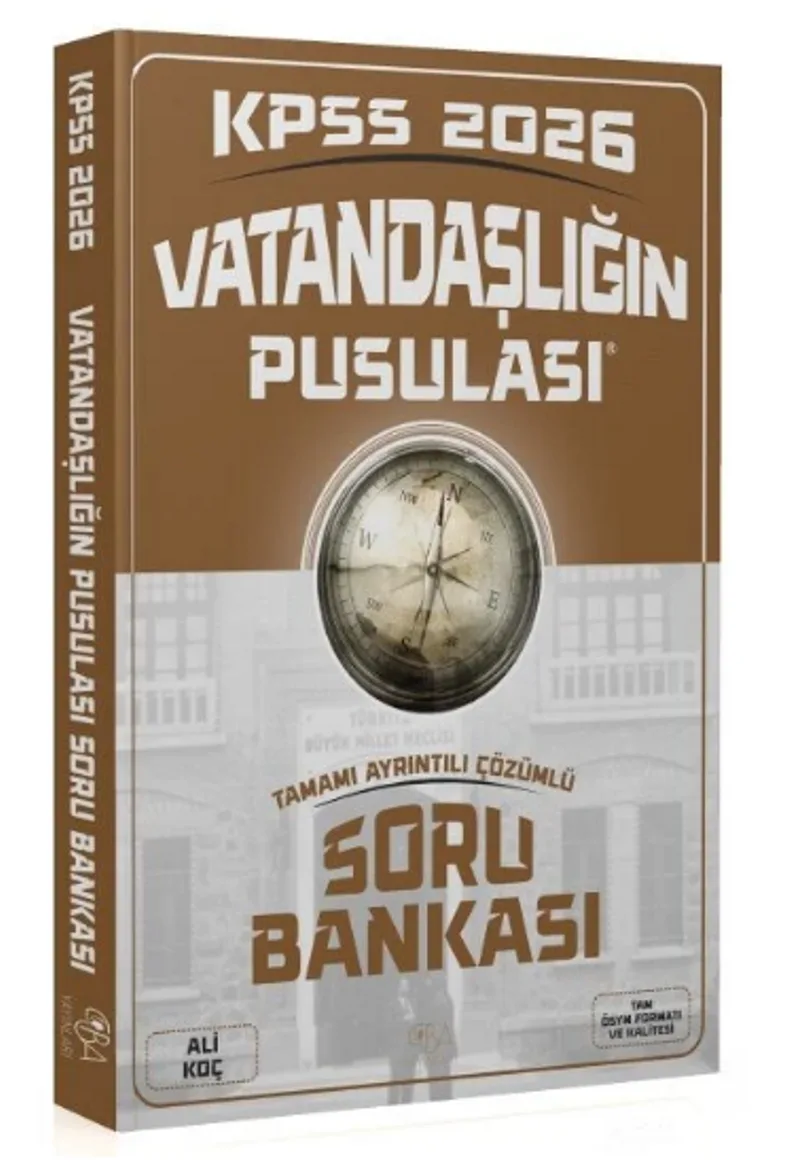 2026 KPSS Vatandaşlık Vatandaşlığın Pusulası Soru Bankası Çözümlü