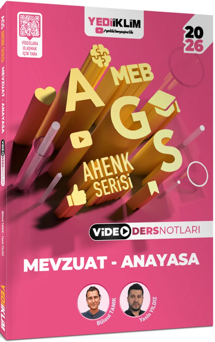 2026 MEB AGS Ahenk Serisi Mevzuat - Anayasa Video Ders Notları
