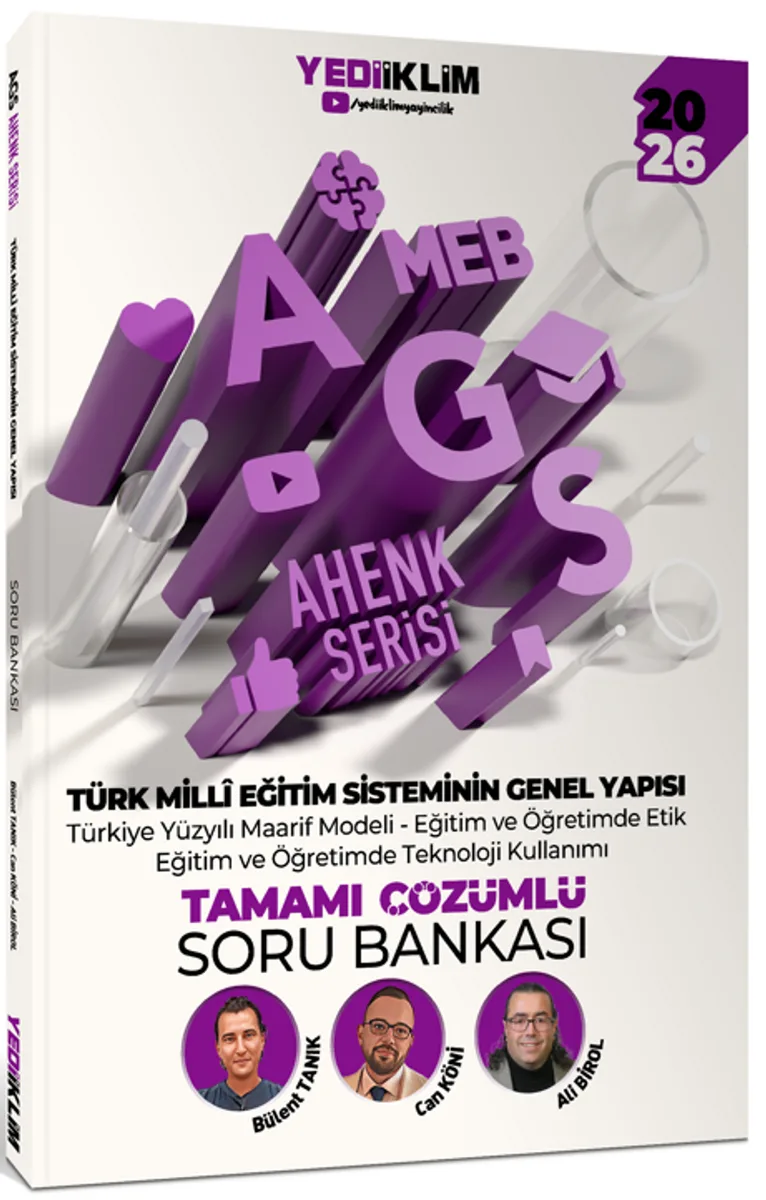 2026 MEB AGS Ahenk Serisi Türk Milli Eğitim Sisteminin Genel Yapısı Tamamı Çözümlü Soru Bankası