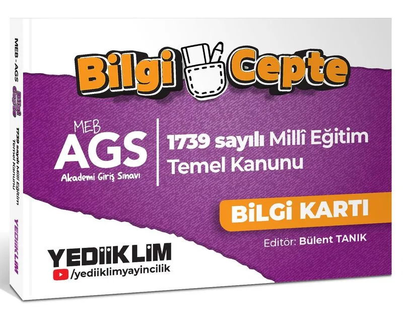 2026 MEB AGS Bilgi Cepte 1739 Sayılı Milli Eğitim Temel Kanunu Bilgi Kartı (Soru-Cevap)