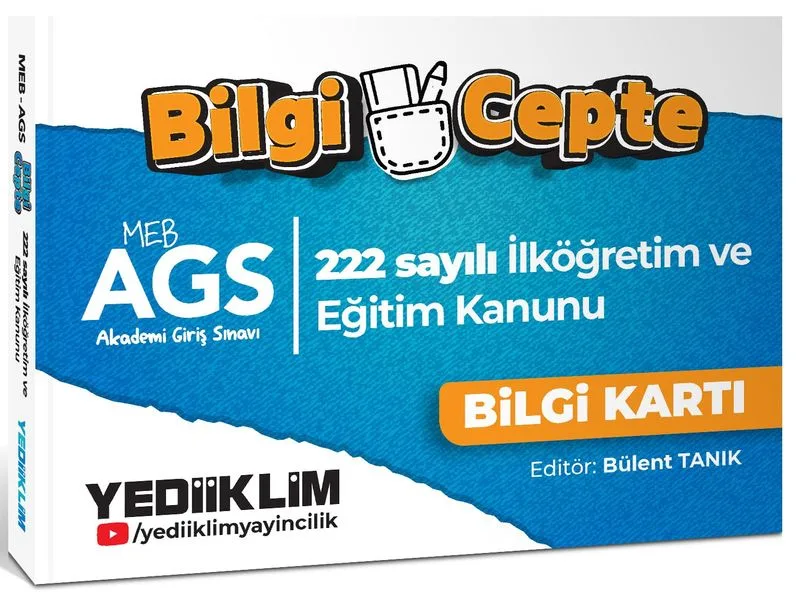 2026 MEB AGS Bilgi Cepte 222 Sayılı İlköğretim ve Eğitim Kanunu Bilgi Kartı (Soru-Cevap)
