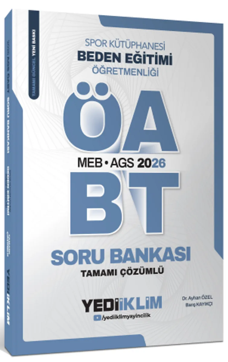 2026 MEB AGS ÖABT Beden Eğitimi Öğretmenliği Tamamı Çözümlü Soru Bankası