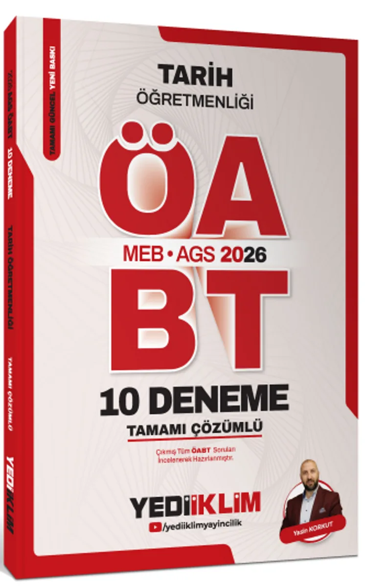 2026 MEB AGS ÖABT Tarih Öğretmenliği Tamamı Çözümlü 10 Deneme