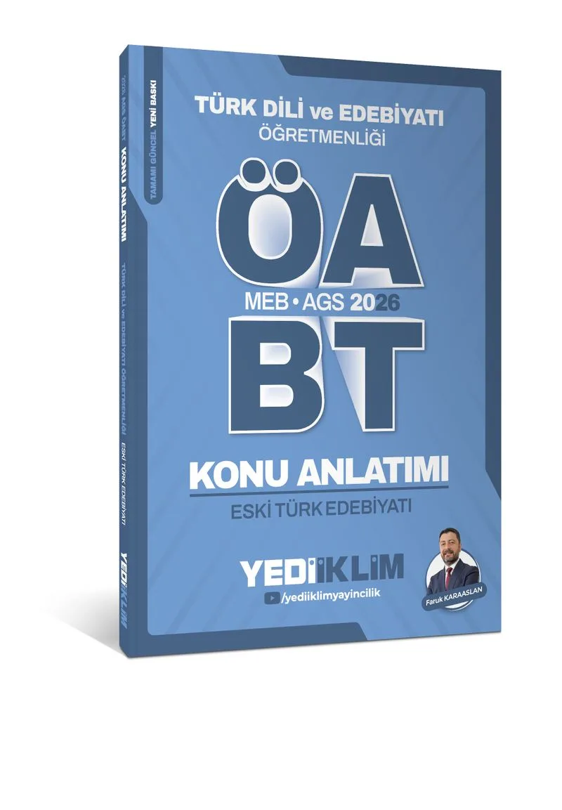 2026 MEB AGS ÖABT Türk Dili ve Edebiyatı Öğretmenliği Eski Türk Edebiyatı Konu Anlatımı