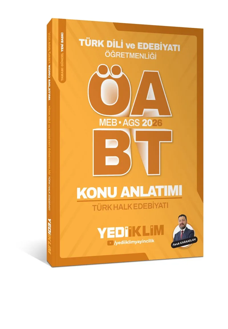 2026 MEB AGS ÖABT Türk Dili ve Edebiyatı Öğretmenliği Türk Halk Edebiyatı Konu Anlatımı