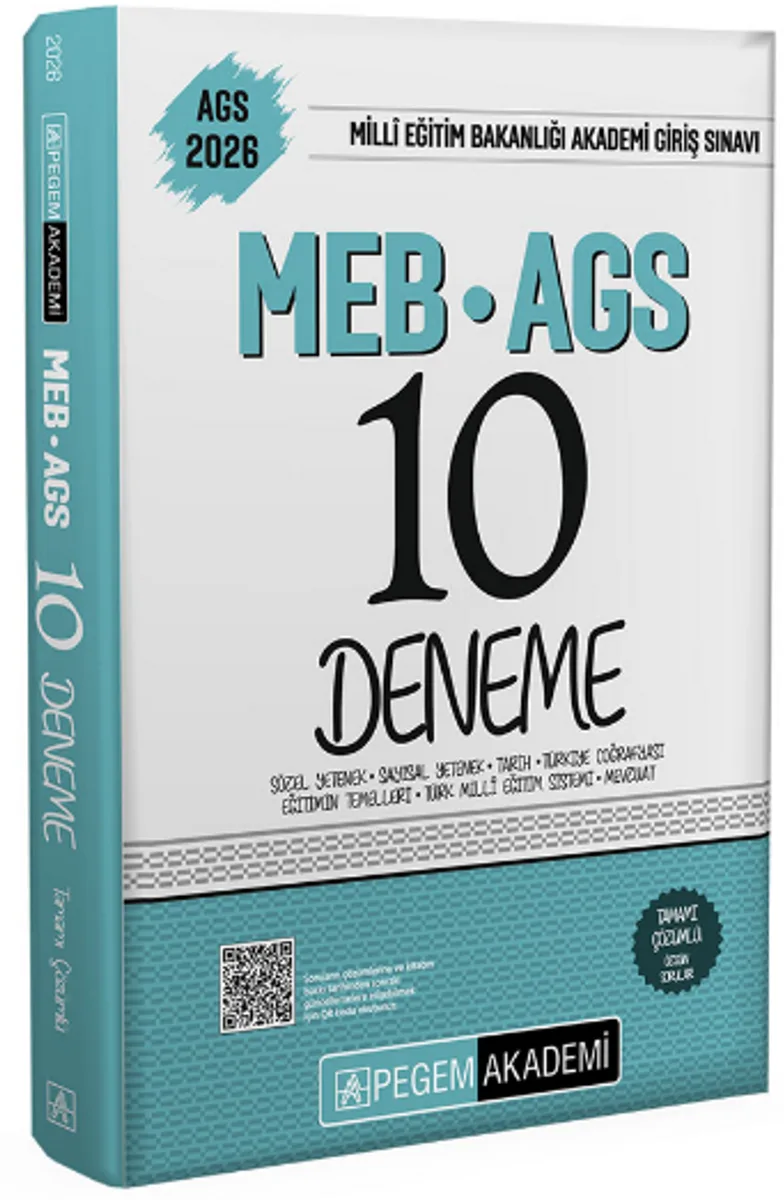 2026 MEB AGS Tamamı Çözümlü 10 Deneme