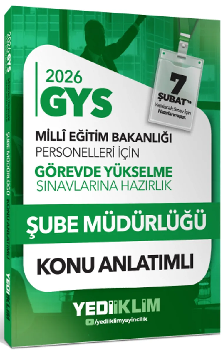 2026 MEB GYS Şube Müdürlüğü Konu Anlatımı