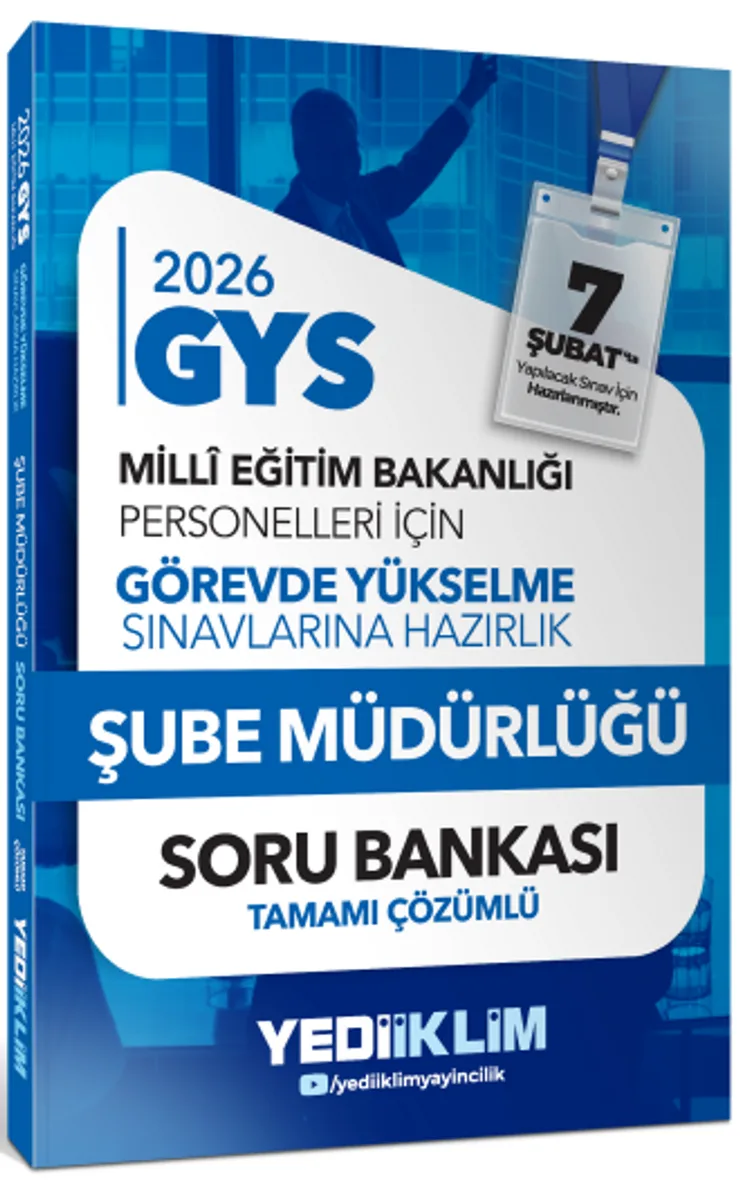 2026 MEB GYS Şube Müdürlüğü Tamamı Çözümlü Soru Bankası