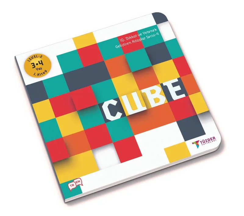 3-4 Yaş Cube Kitabı / IQ Dikkat ve Yetenek Geliştiren Kitaplar Serisi