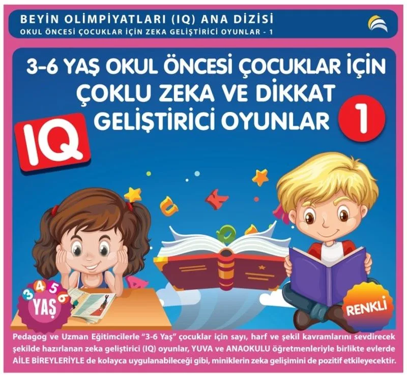 3-6 Yaş Okul Öncesi Çocuklar İçin Çoklu Zeka ve Dikkat Geliştirici Oyunlar 1