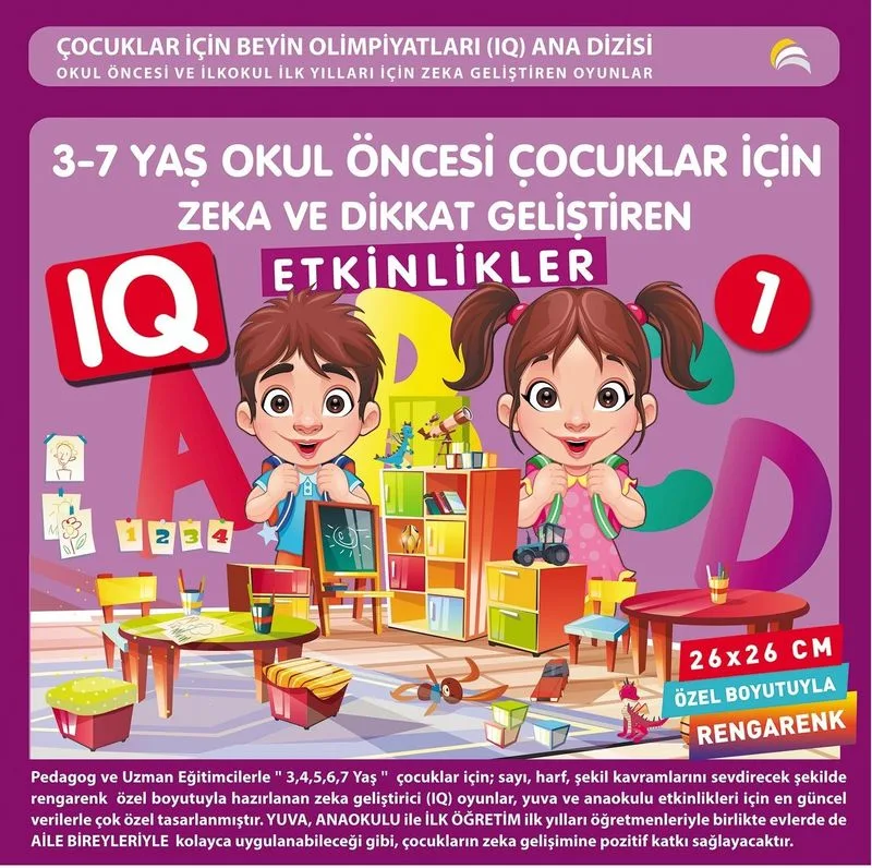 3-7 Yaş Okul Öncesi Çocuklar İçin Zeka ve Dikkat Geliştiren Etkinlikler 1