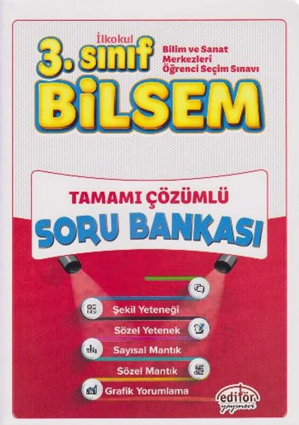 3. Sınıf Bilsem Tamamı Çözümlü Soru Bankası (Büyük Boy)