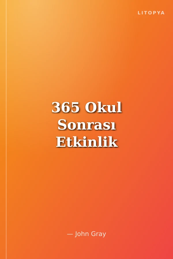 365 Okul Sonrası Etkinlik