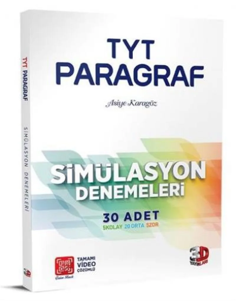 3D TYT Paragraf Simülasyon 30 lu Denemeleri