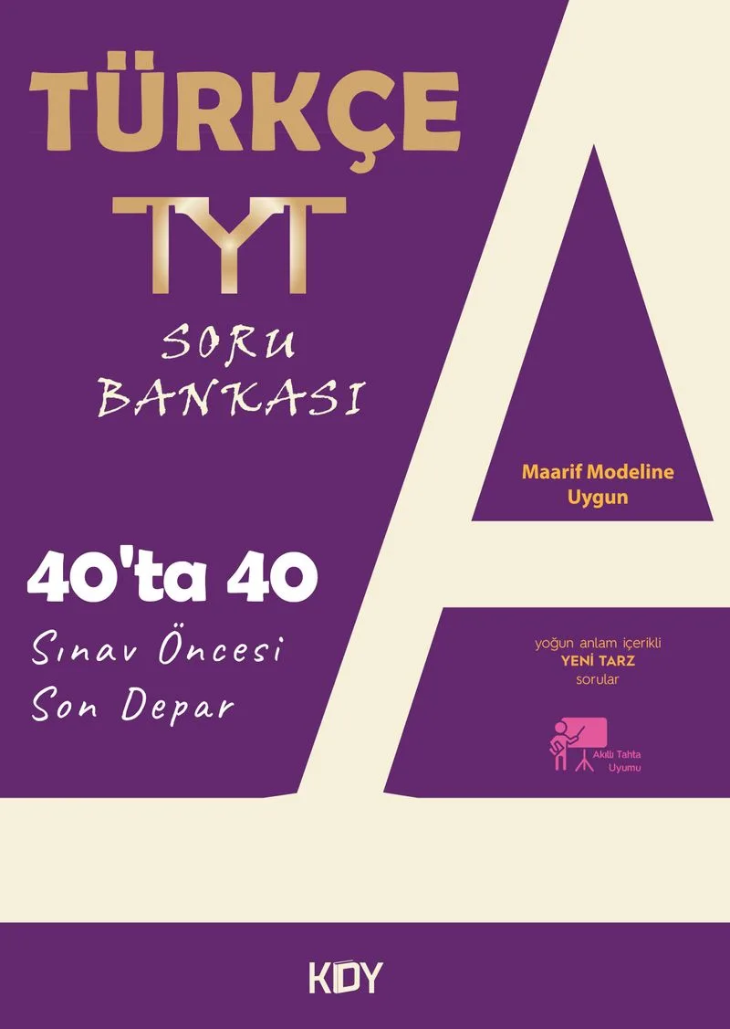 40'ta 40 Sınav Öncesi Son Depar Türkçe Soru Bankası