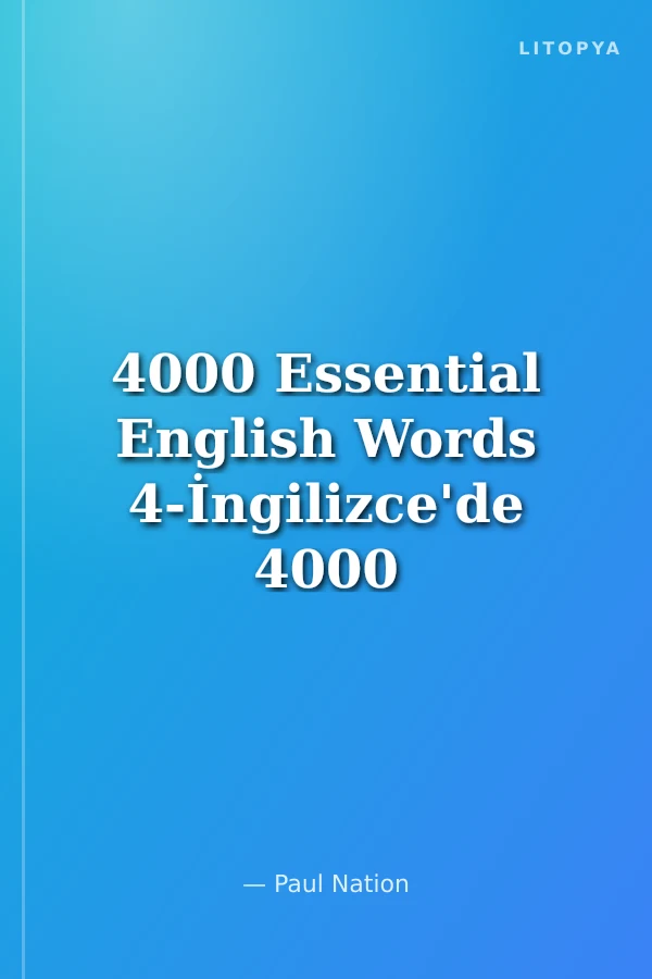 4000 Essential English Words 4-İngilizce'de 4000 Temel Kelime