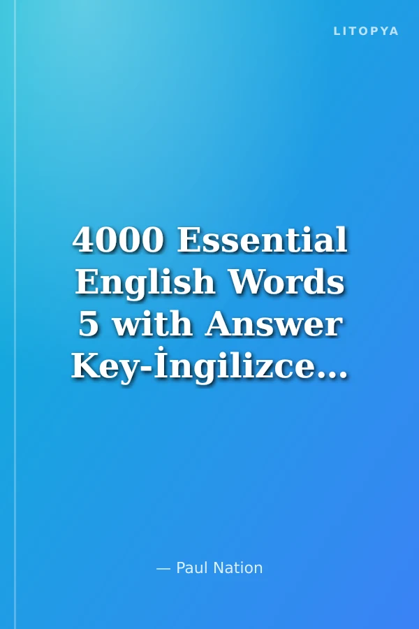 4000 Essential English Words 5 with Answer Key-İngilizce'de 4000 Temel Kelime