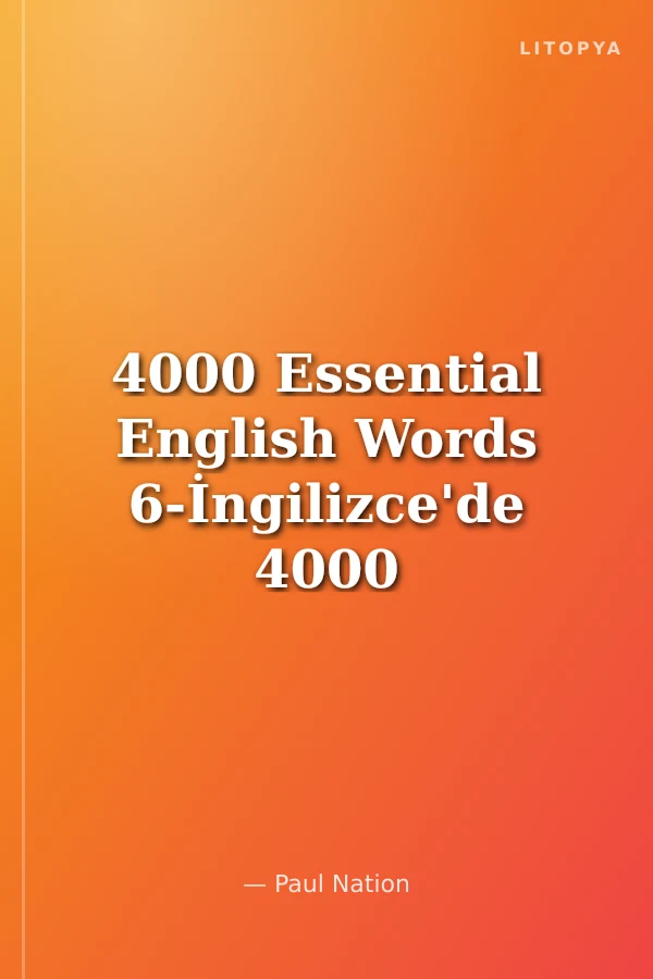 4000 Essential English Words 6-İngilizce'de 4000 Temel Kelime