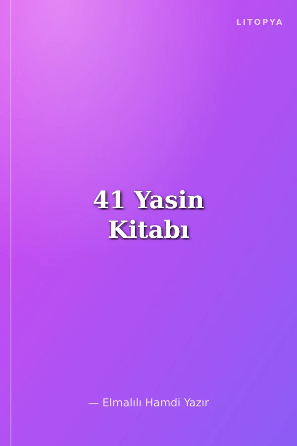 41 Yasin Kitabı