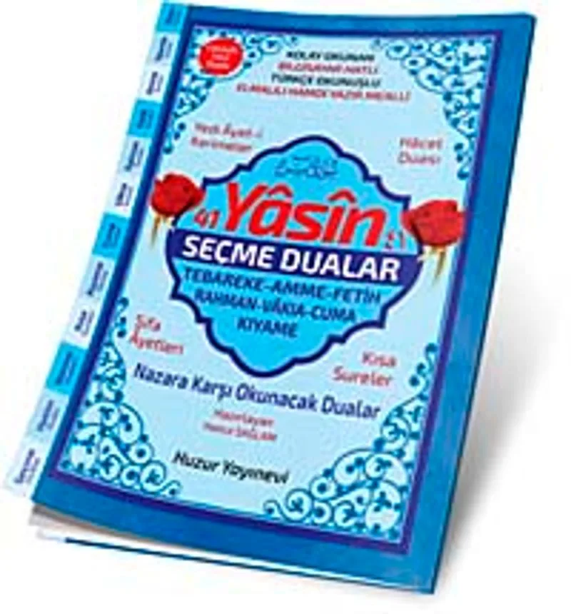 41 Yasin ve Seçme Dualar Hafız Boy Fihristli Yasin-i Şerif (Kod: 071)