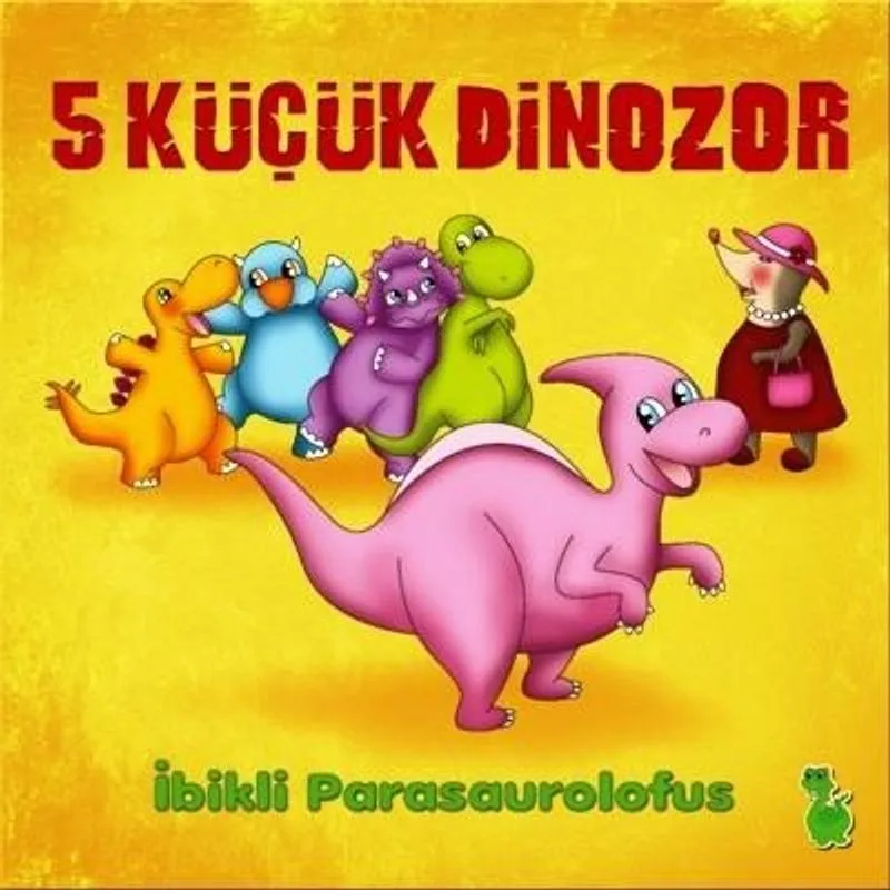 5 Küçük Dinazor İbikli Parasaurolofus