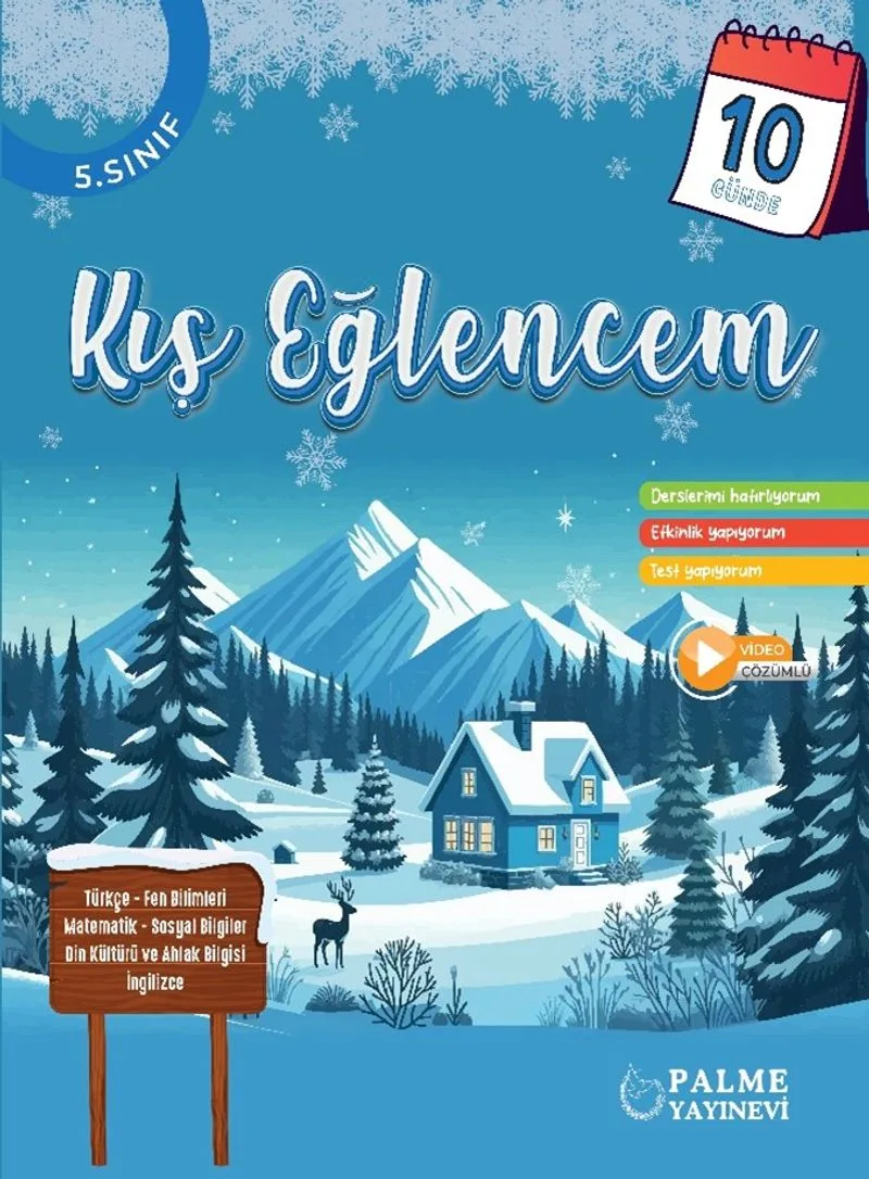 5. Sınıf 10 Günde Kış Eğlencem (Yarıyıl Tatil Kitabı)