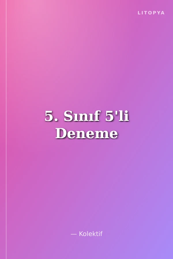 5. Sınıf 5'li Deneme