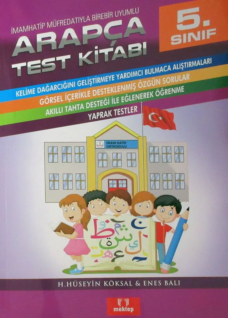 5.Sınıf Arapça Test Kitabı İmam Hatip Ortaokul Müfredatıyla Birebir Uyumlu