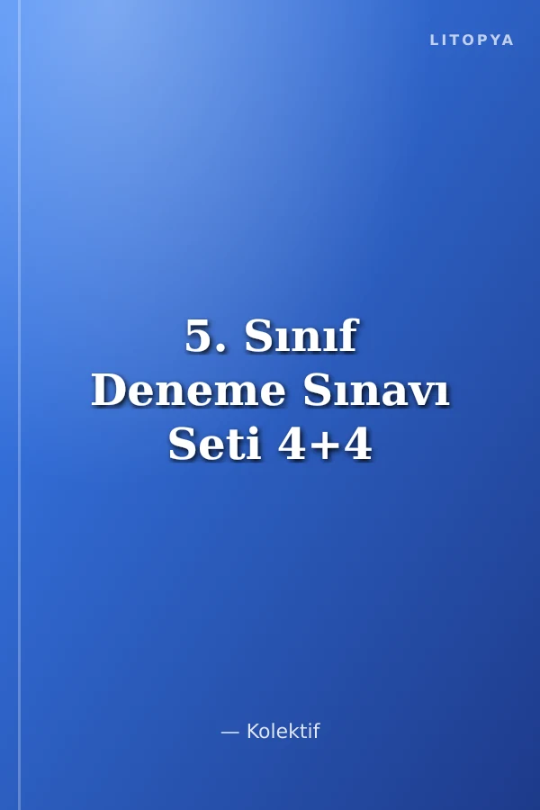 5. Sınıf Deneme Sınavı Seti 4+4