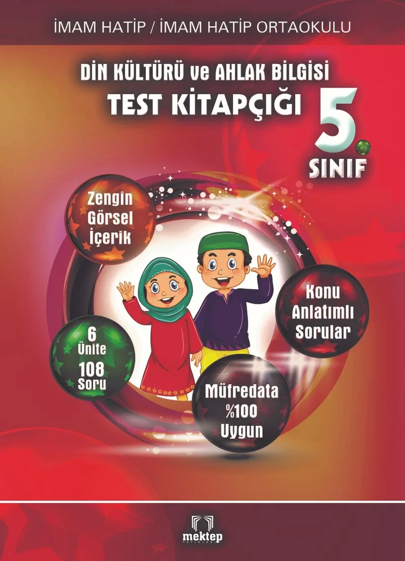 5. Sınıf Din Kültürü ve Ahlak Bilgisi Test Kitabı