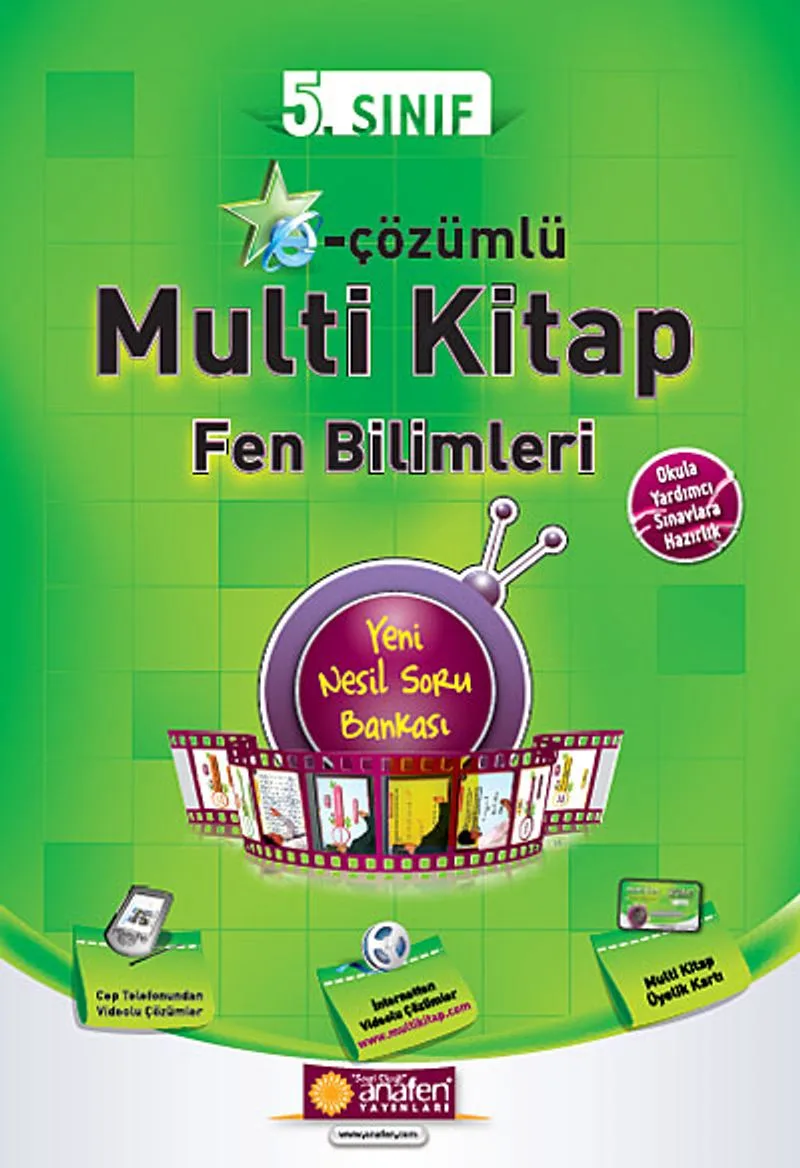 5. Sınıf E-Çözümlü Multi Kitap Fen Bilimleri