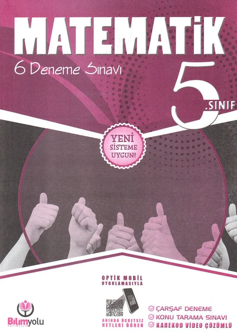 5. Sınıf Matematik 6 Deneme Sınavı