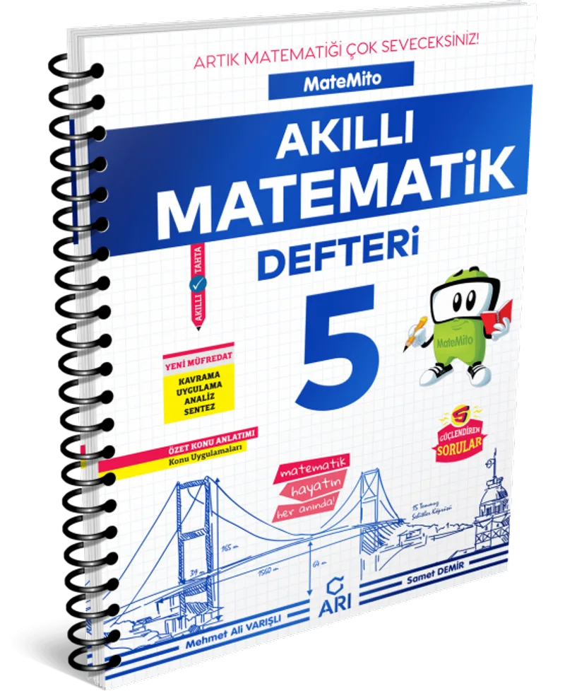 5. Sınıf Matemito Akıllı Matematik Defteri