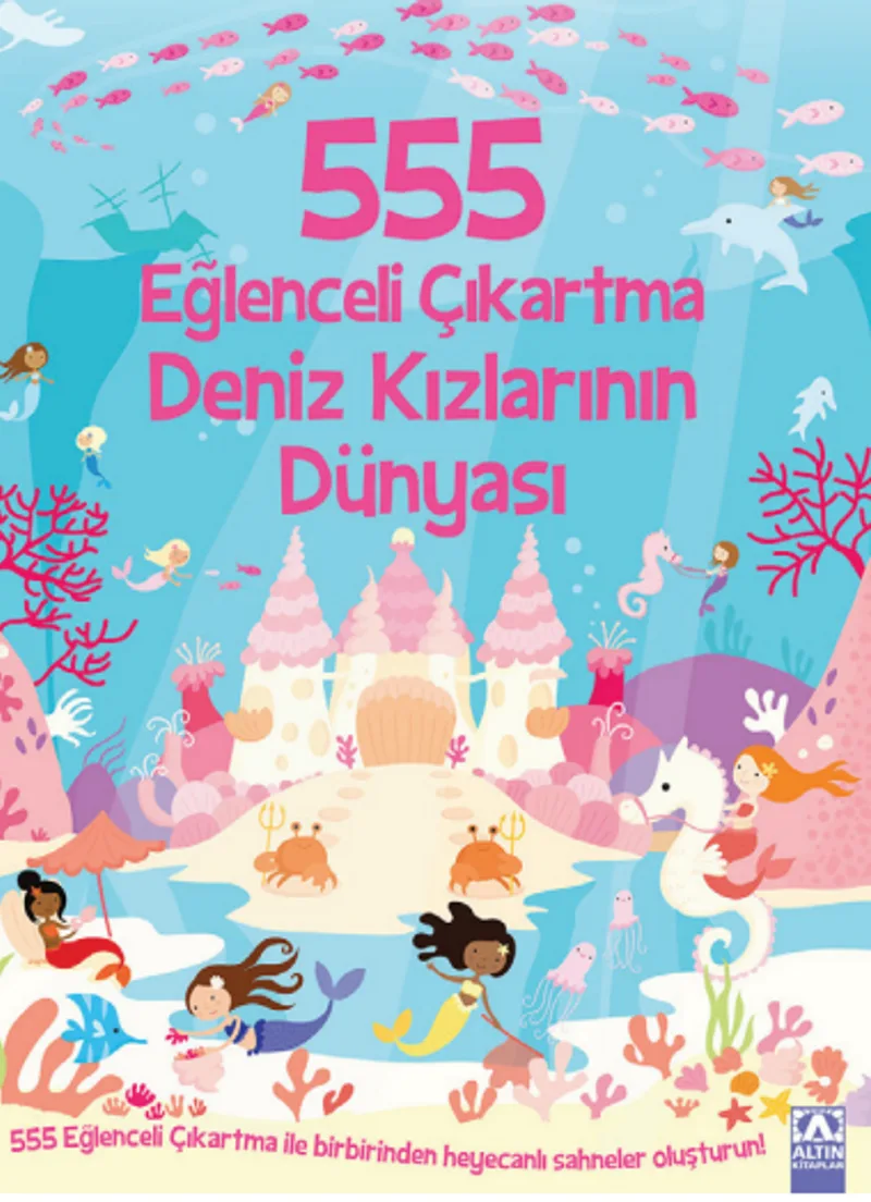 555 Eğlenceli Çıkartma Deniz Kızlarının Dünyası