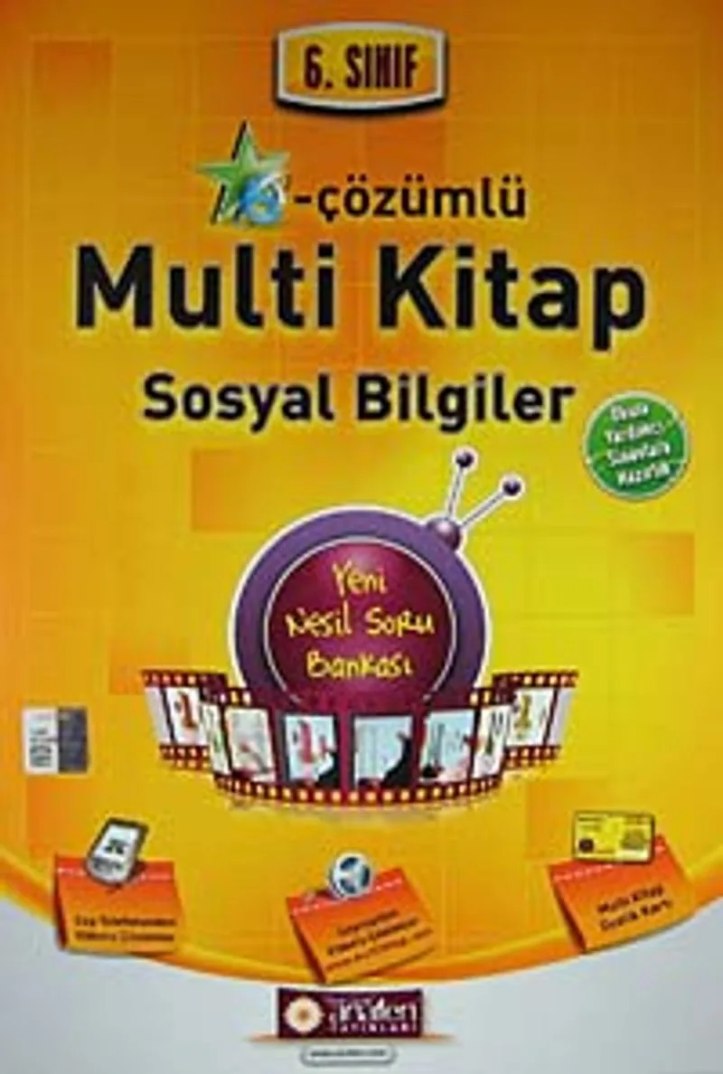 6. Sınıf e-Çözümlü Multi Kitap Sosyal Bilgiler