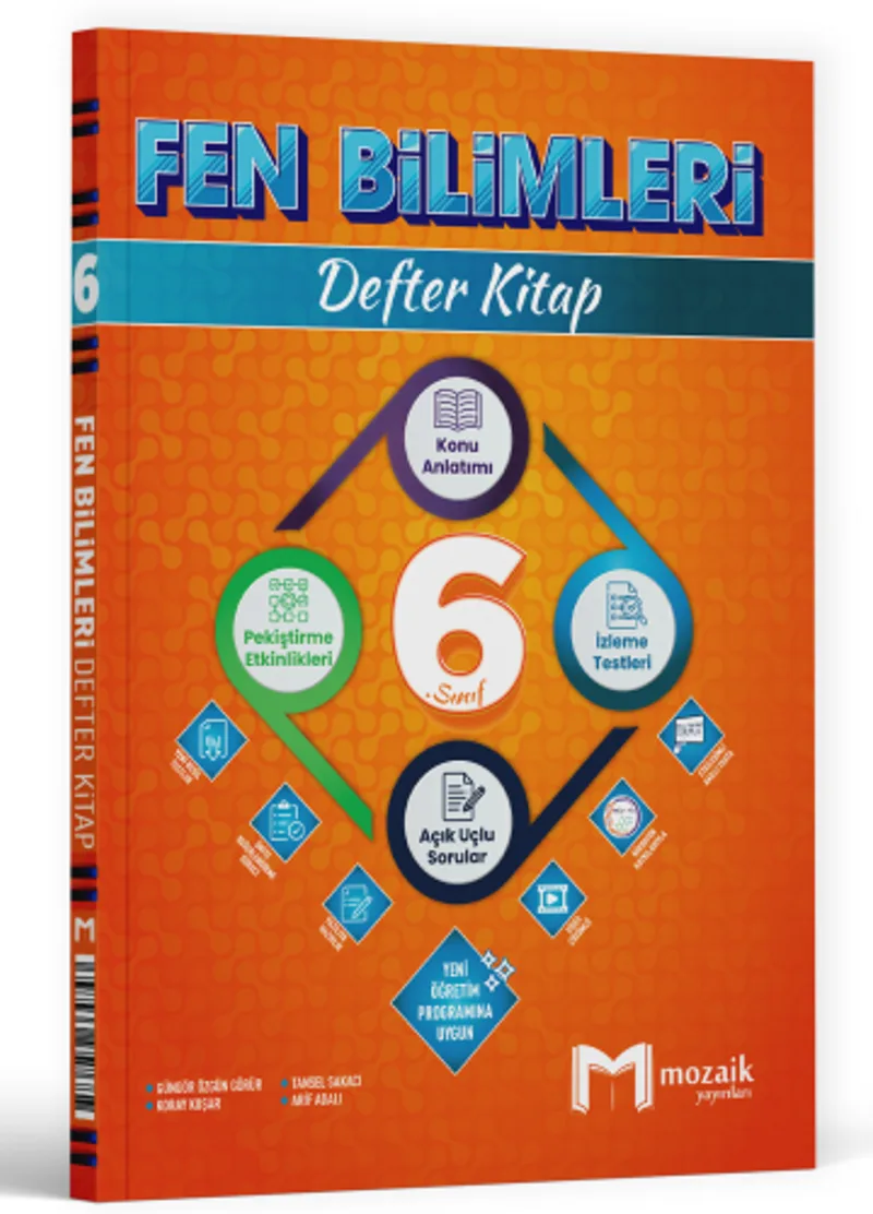 6. Sınıf Fen Bilimleri Defter Kitap