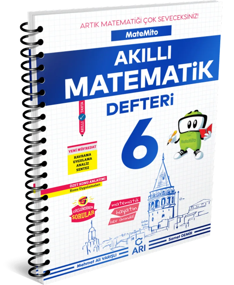 6. Sınıf Matemito Akıllı Matematik Defteri