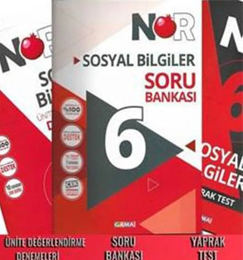 6. Sınıf Nar Sosyal Bilgiler 3'lü Set