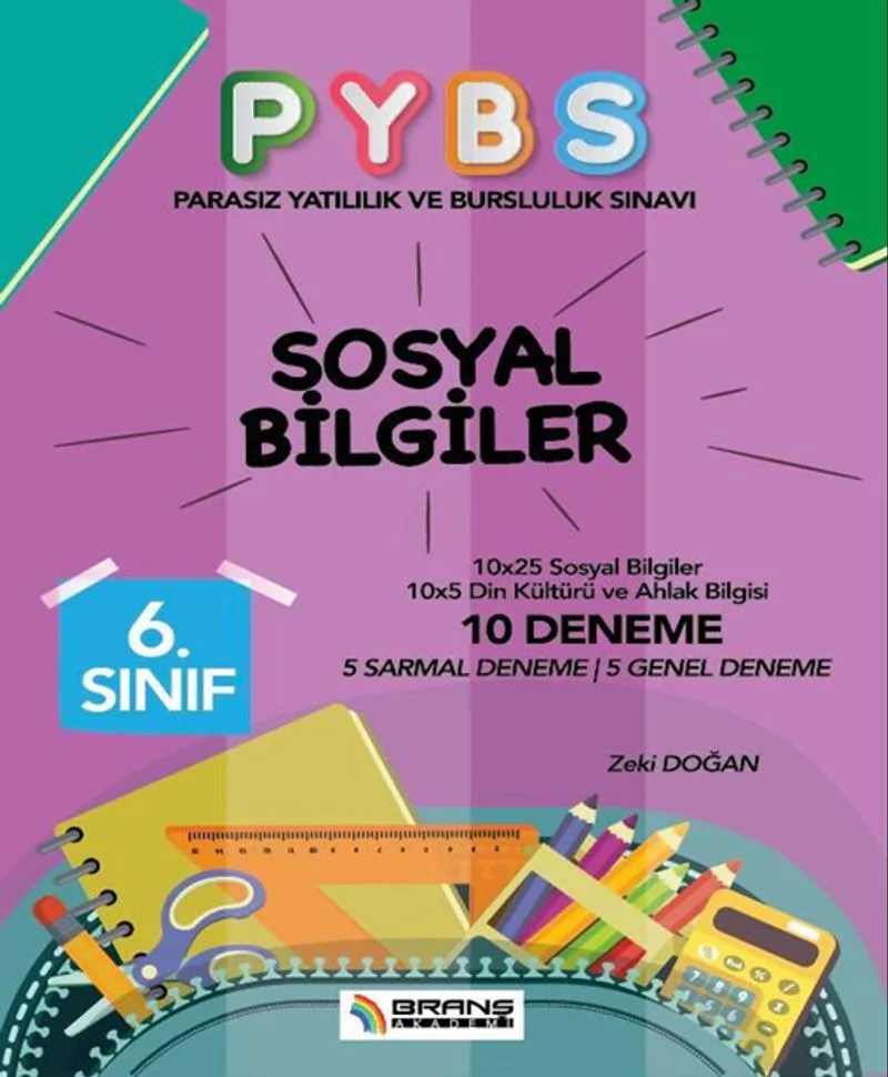 6. Sınıf PYSB Sosyal Bilgiler 10 Deneme