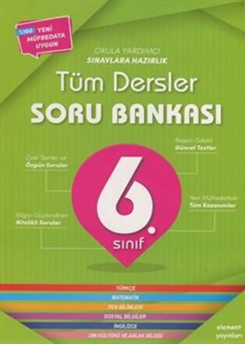 6. Sınıf Tüm Dersler Soru Bankası